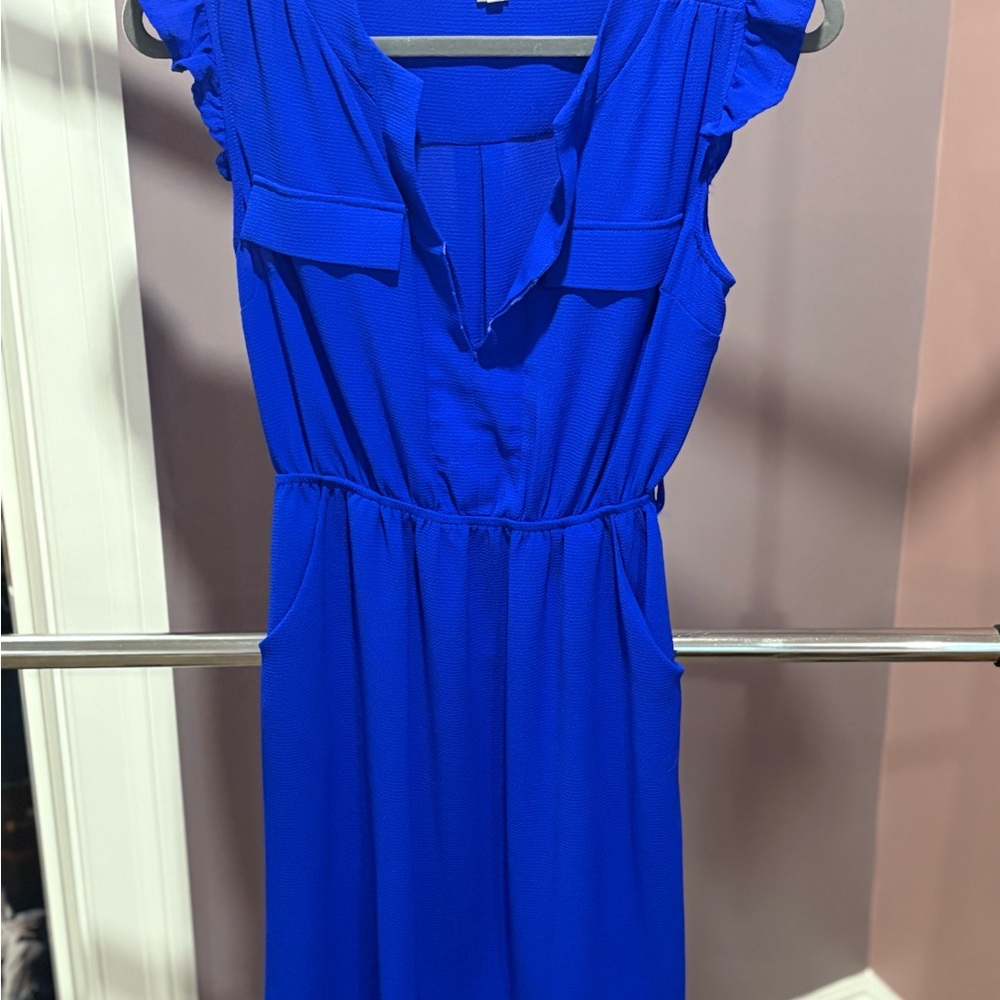 Monteau Vibrant Blue Midi Dress
